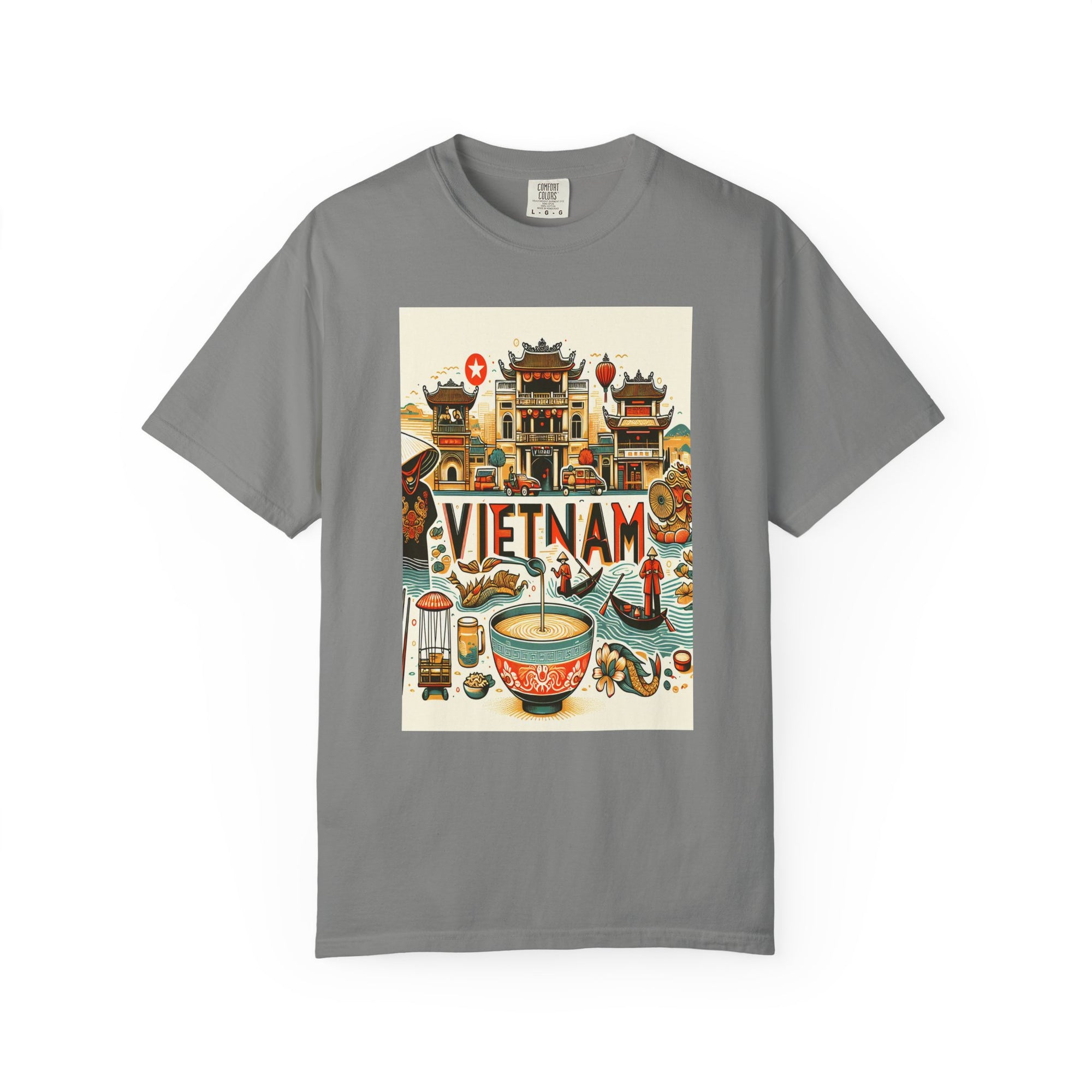 Unisex Vietnam Printed T-shirt