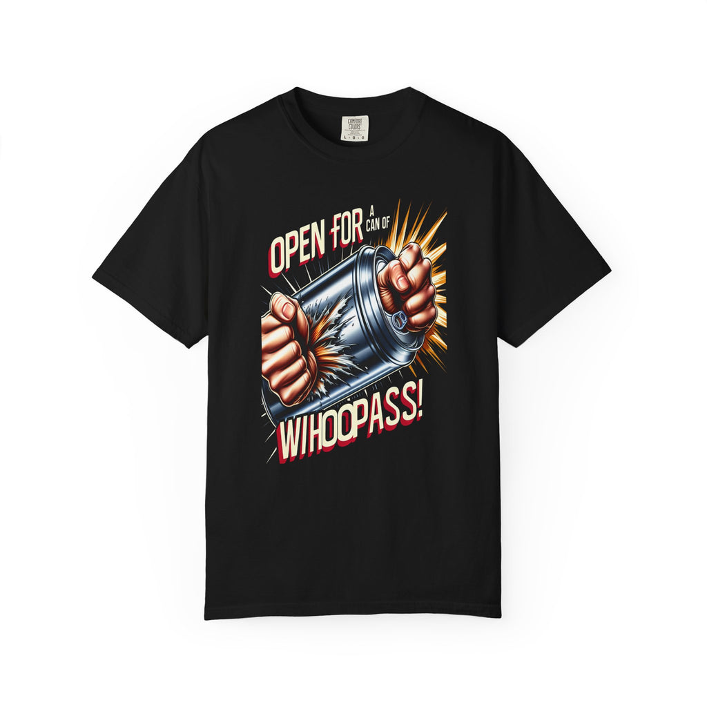 Unisex Can of Whoopass Graphic Printed T-shirt