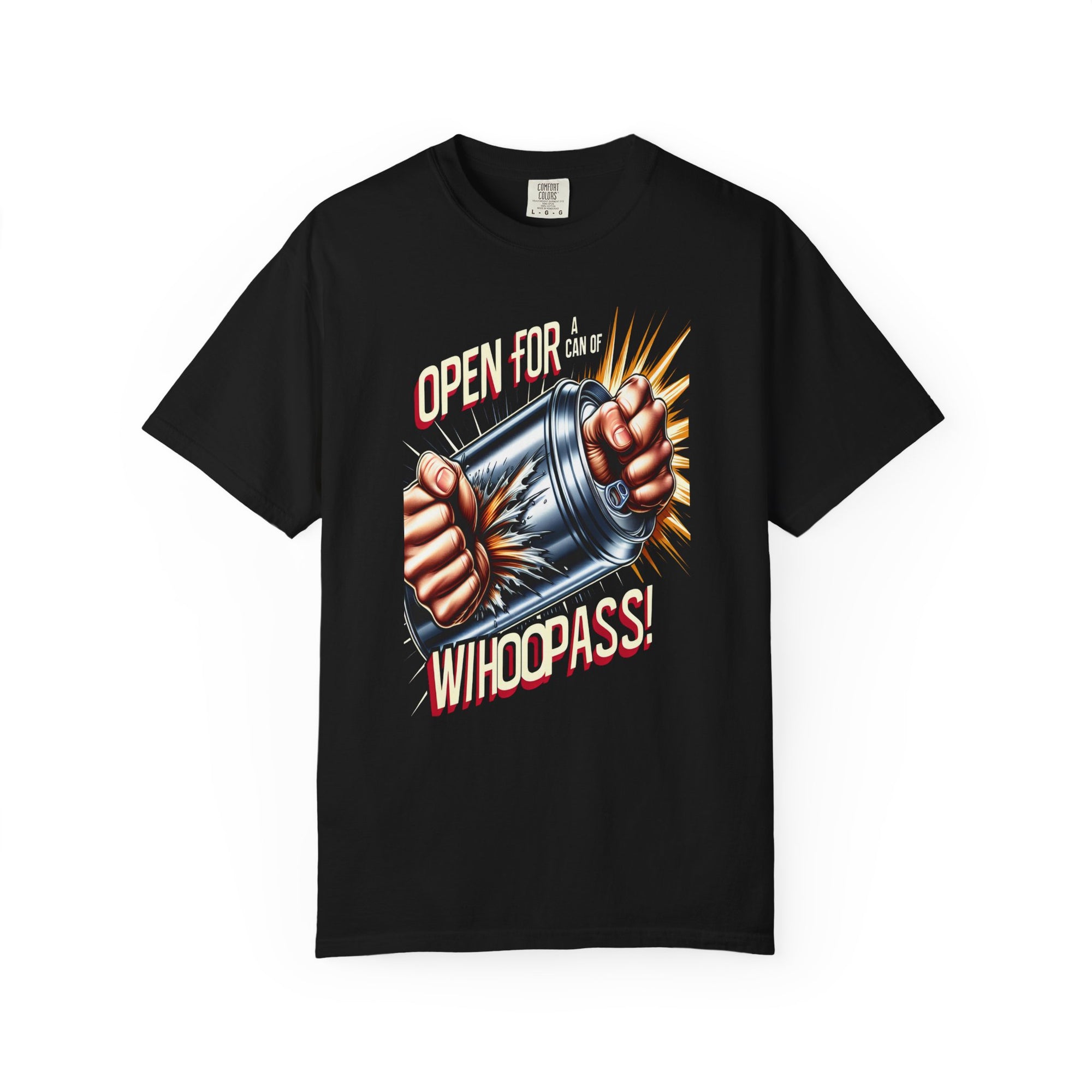 Unisex Can of Whoopass Graphic Printed T-shirt