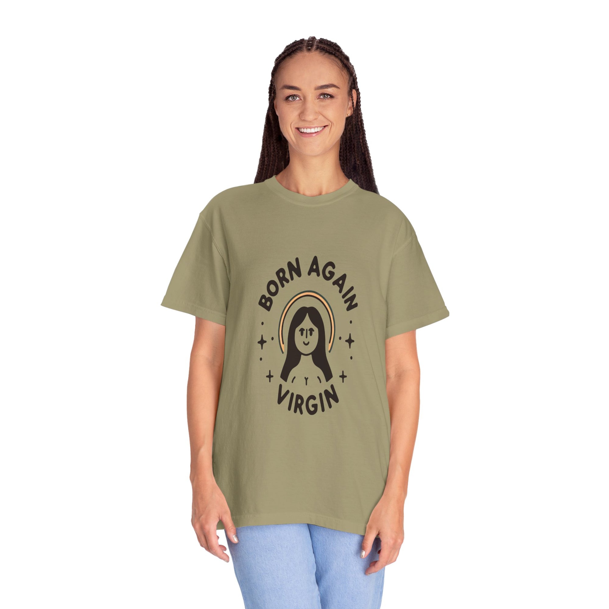Unisex Garment-Dyed Born Again Virgin T-shirt