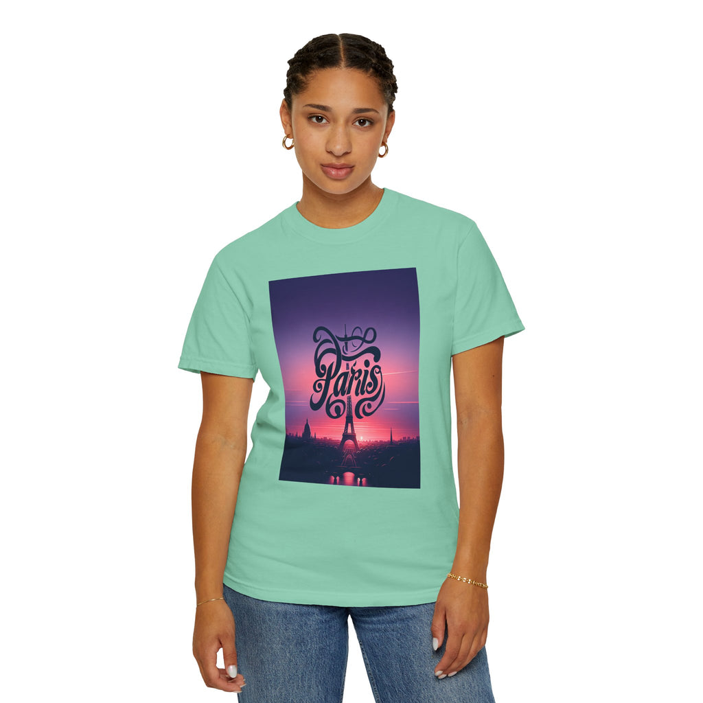 Unisex Paris Printed T-shirt