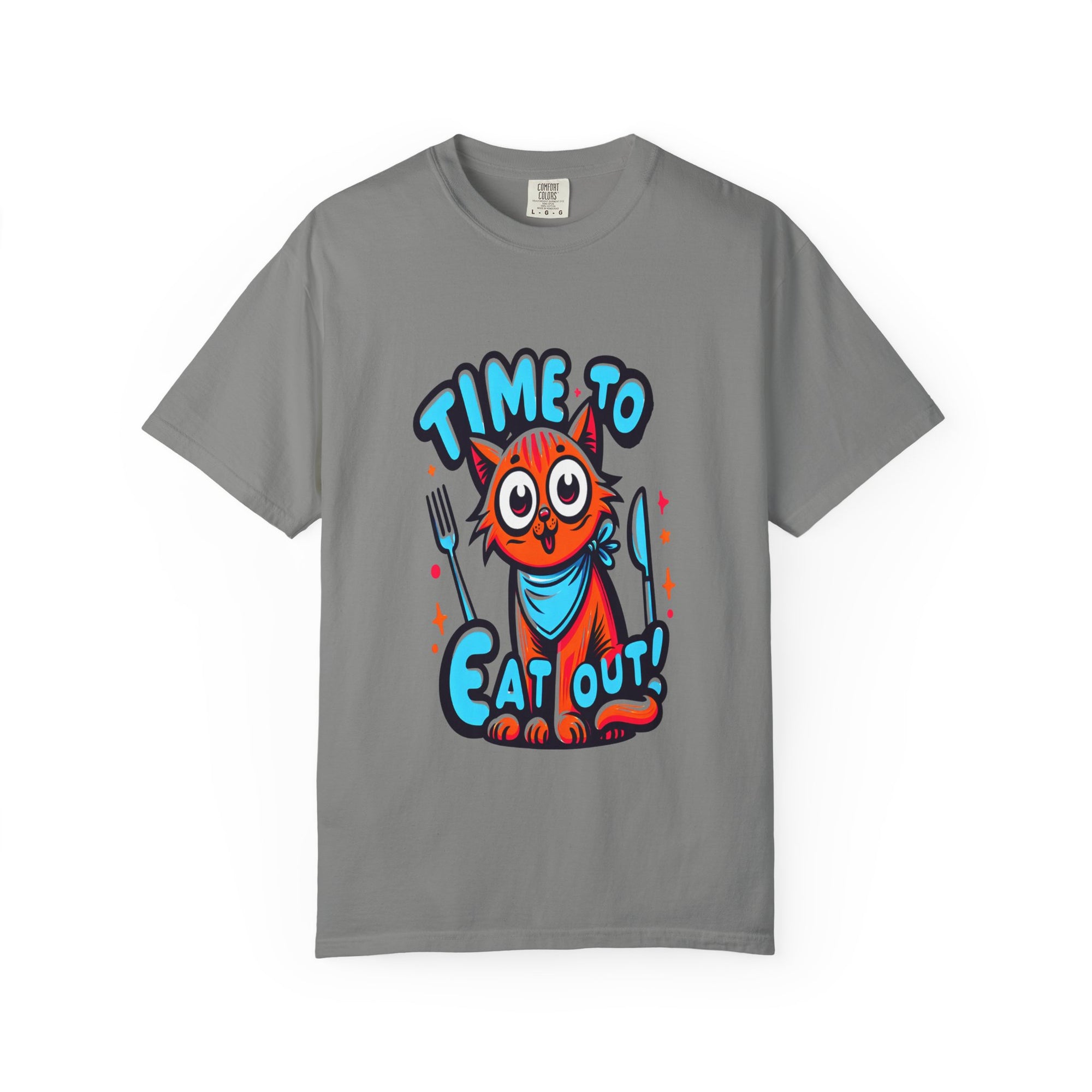 Unisex Time to Eat Out Graphic Printed T-shirt