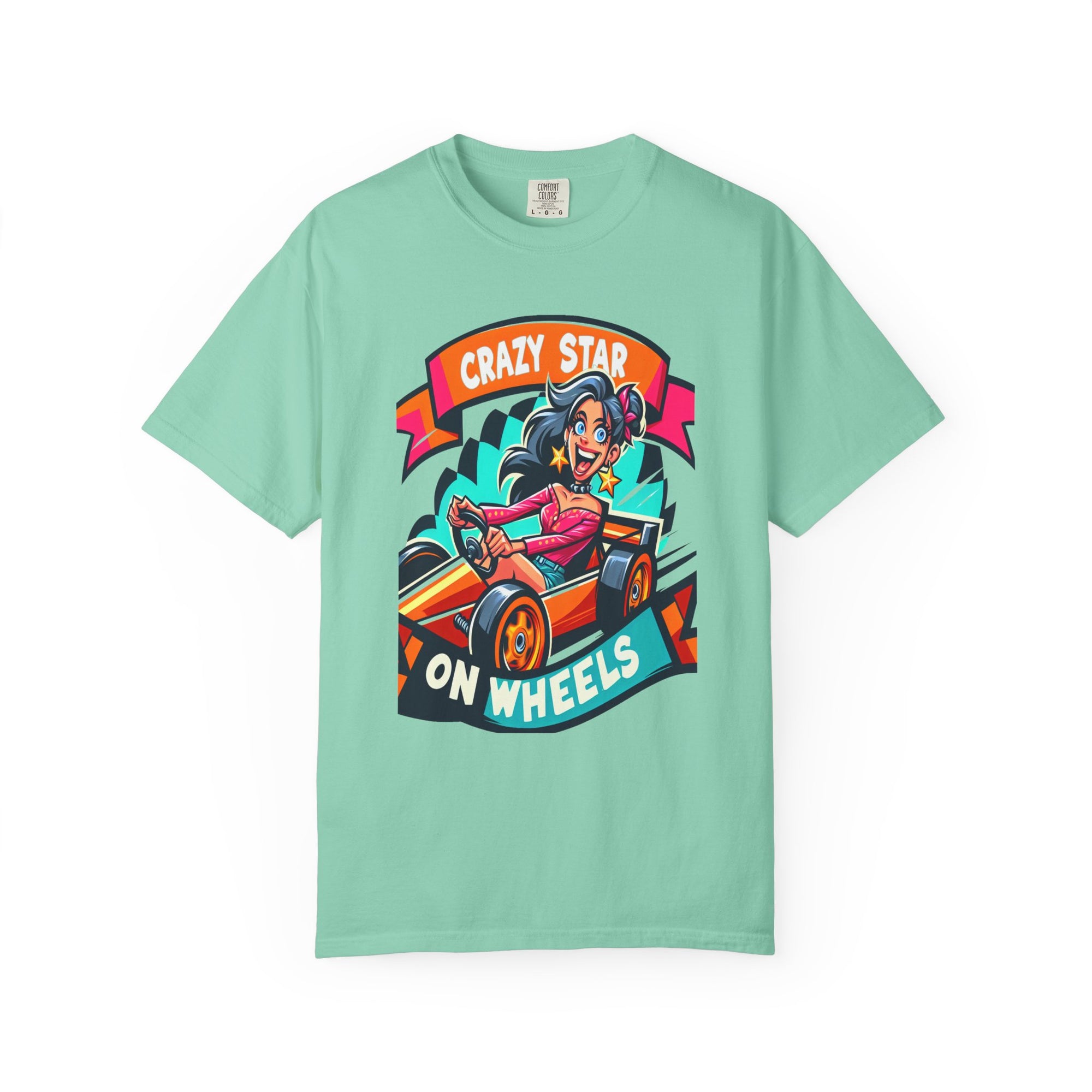 Unisex Crazy Star Graphic Printed T-shirt