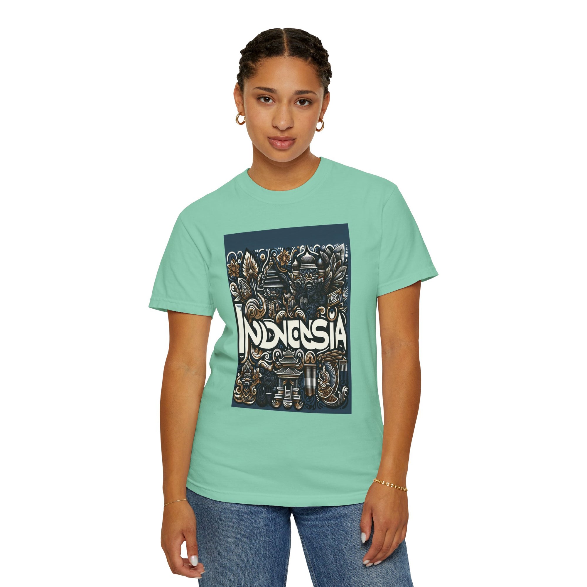 Unisex Indonesia Printed T-shirt