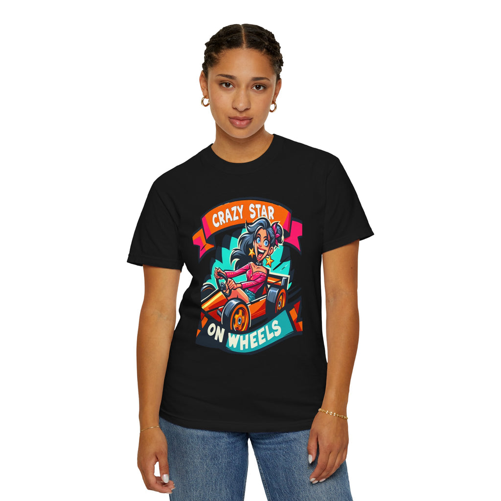 Unisex Crazy Star Graphic Printed T-shirt