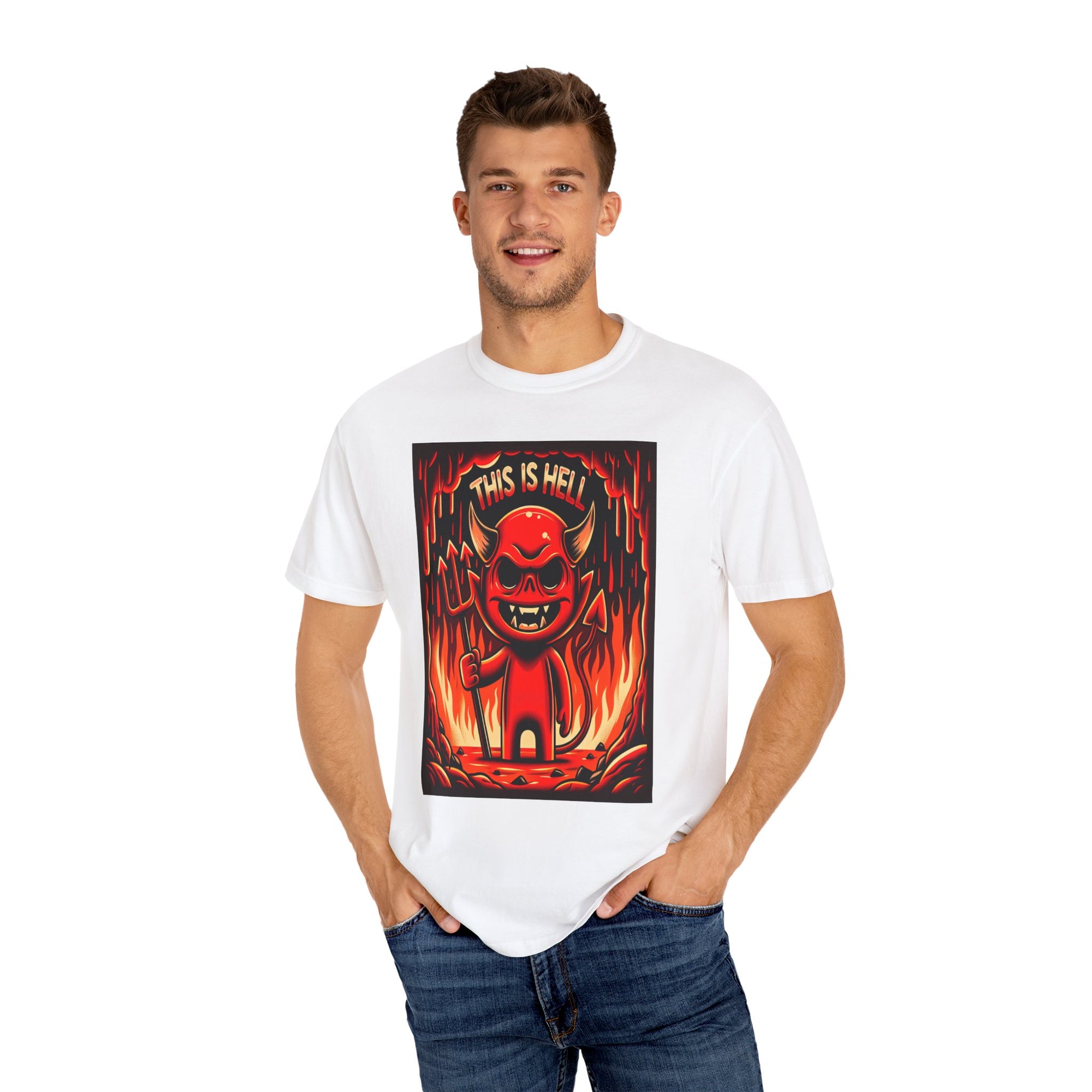 Unisex This is Hell Graphic Printed T-shirt