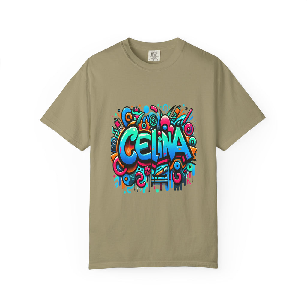 Unisex Name Celina Graphic Printed T-shirt