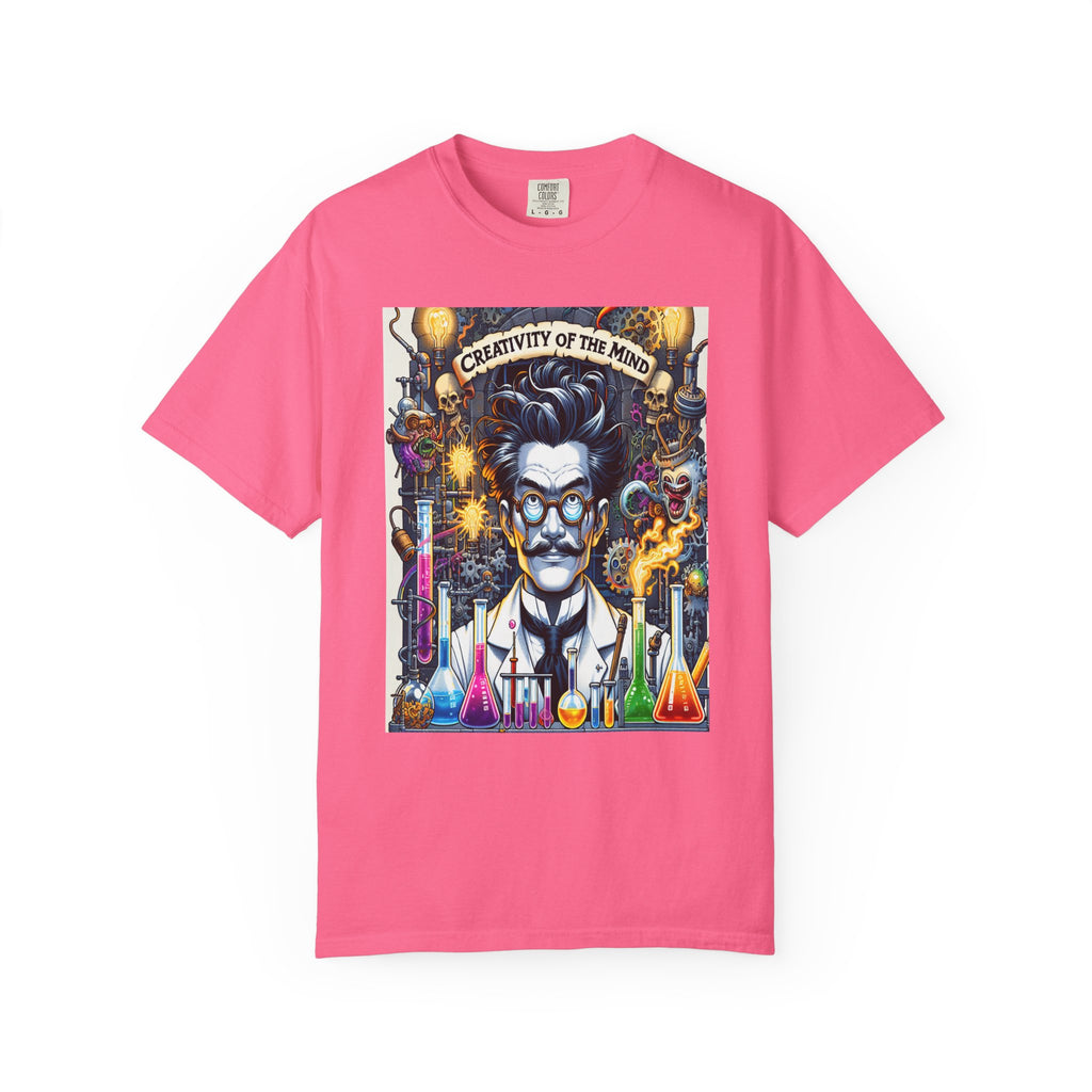 Unisex Mad Scientist Graphic Printed T-shirt