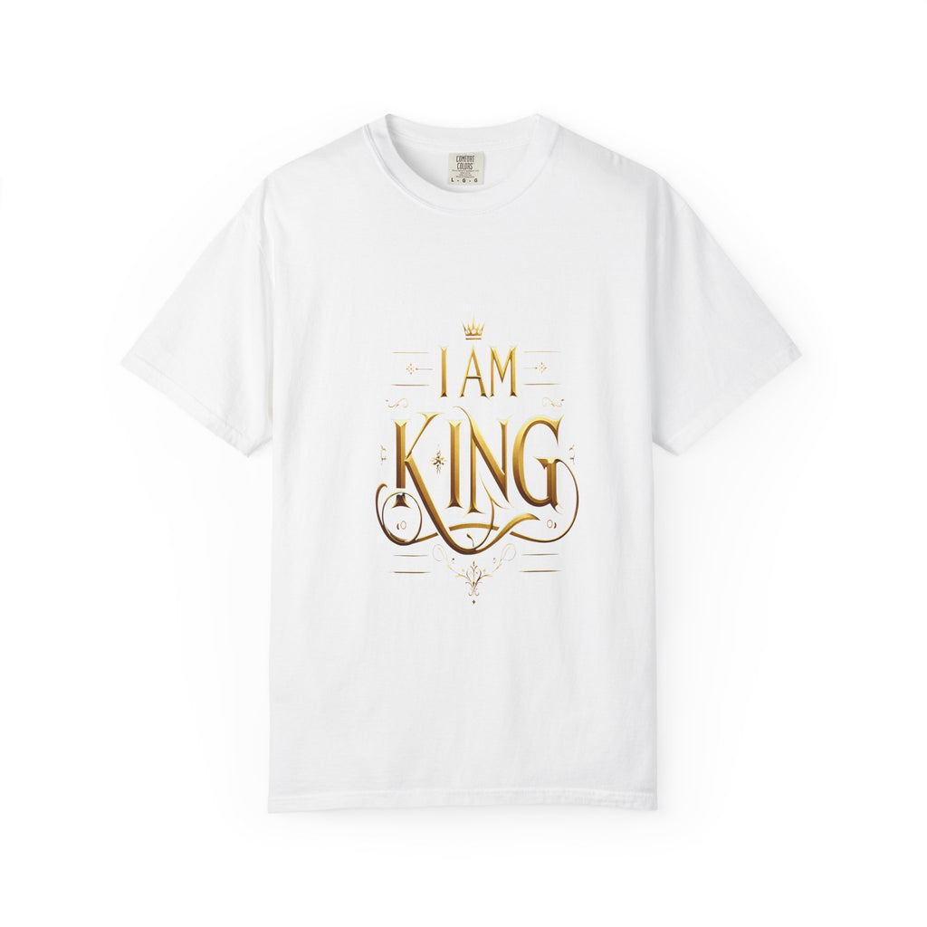 Unisex Garment-Dyed I Am King T-shirt