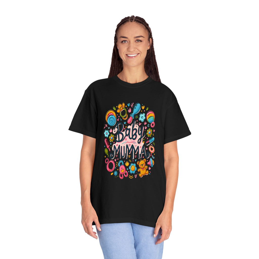 Unisex Garment-Dyed Baby Mumma T-shirt