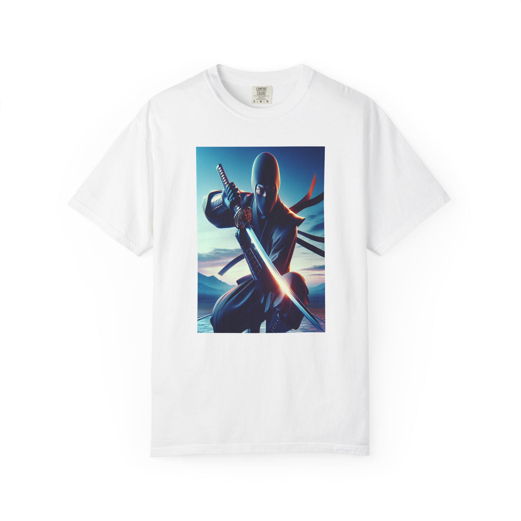 Unisex Ninja Crouch Graphic Printed T-shirt