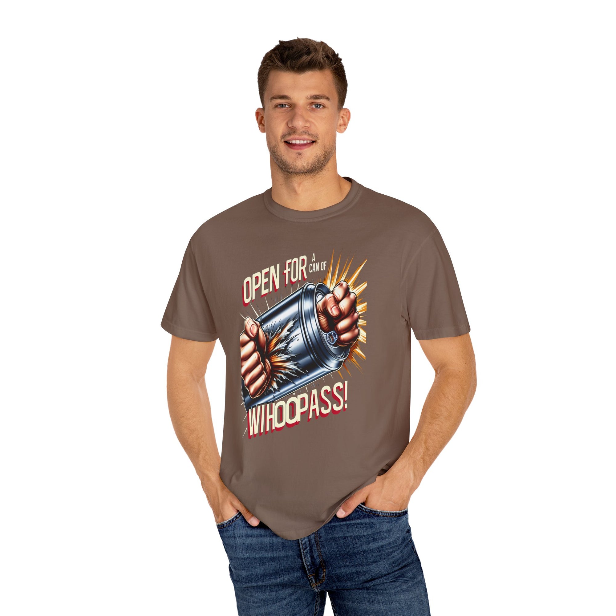 Unisex Can of Whoopass Graphic Printed T-shirt