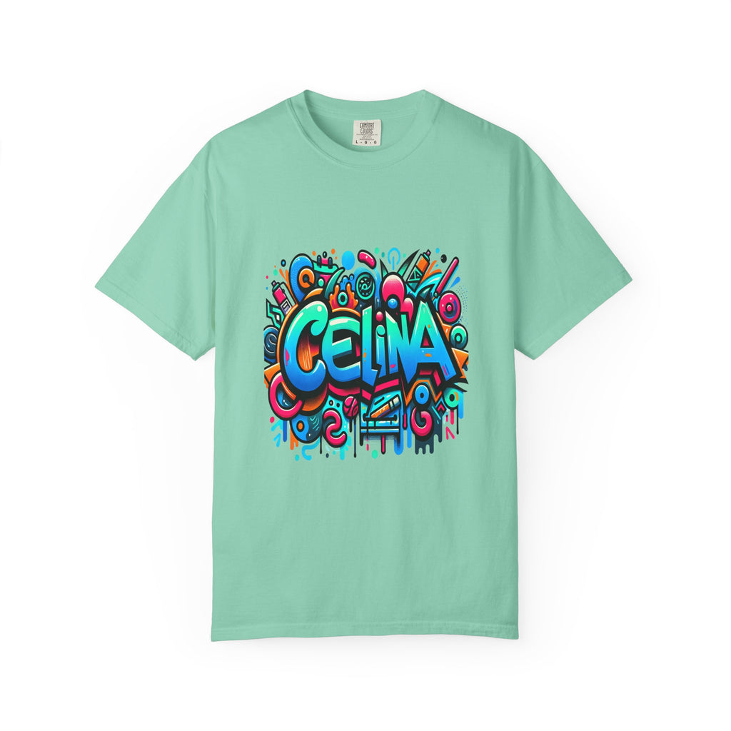 Unisex Name Celina Graphic Printed T-shirt