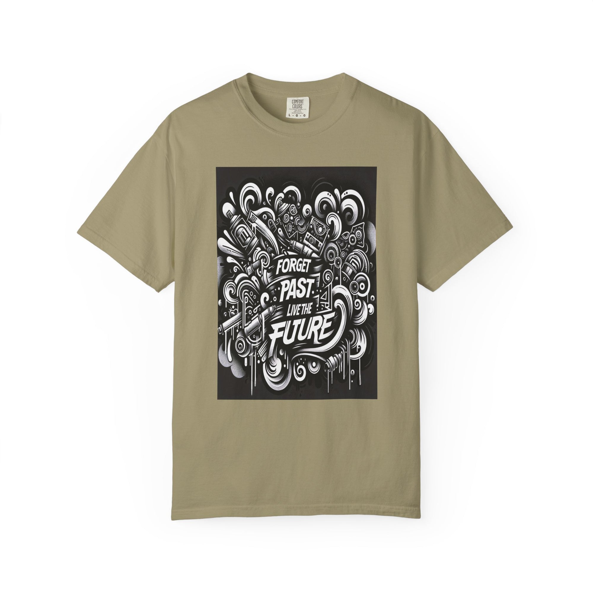 Unisex Forget Past Live the Future Graphic Printed T-shirt
