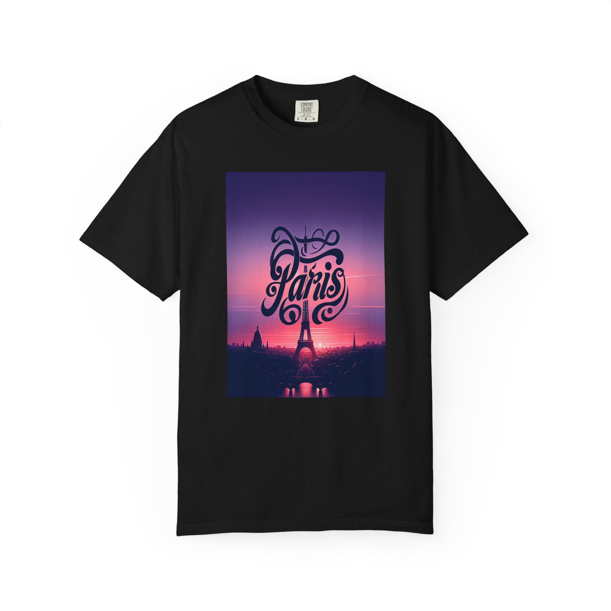 Unisex Paris Printed T-shirt