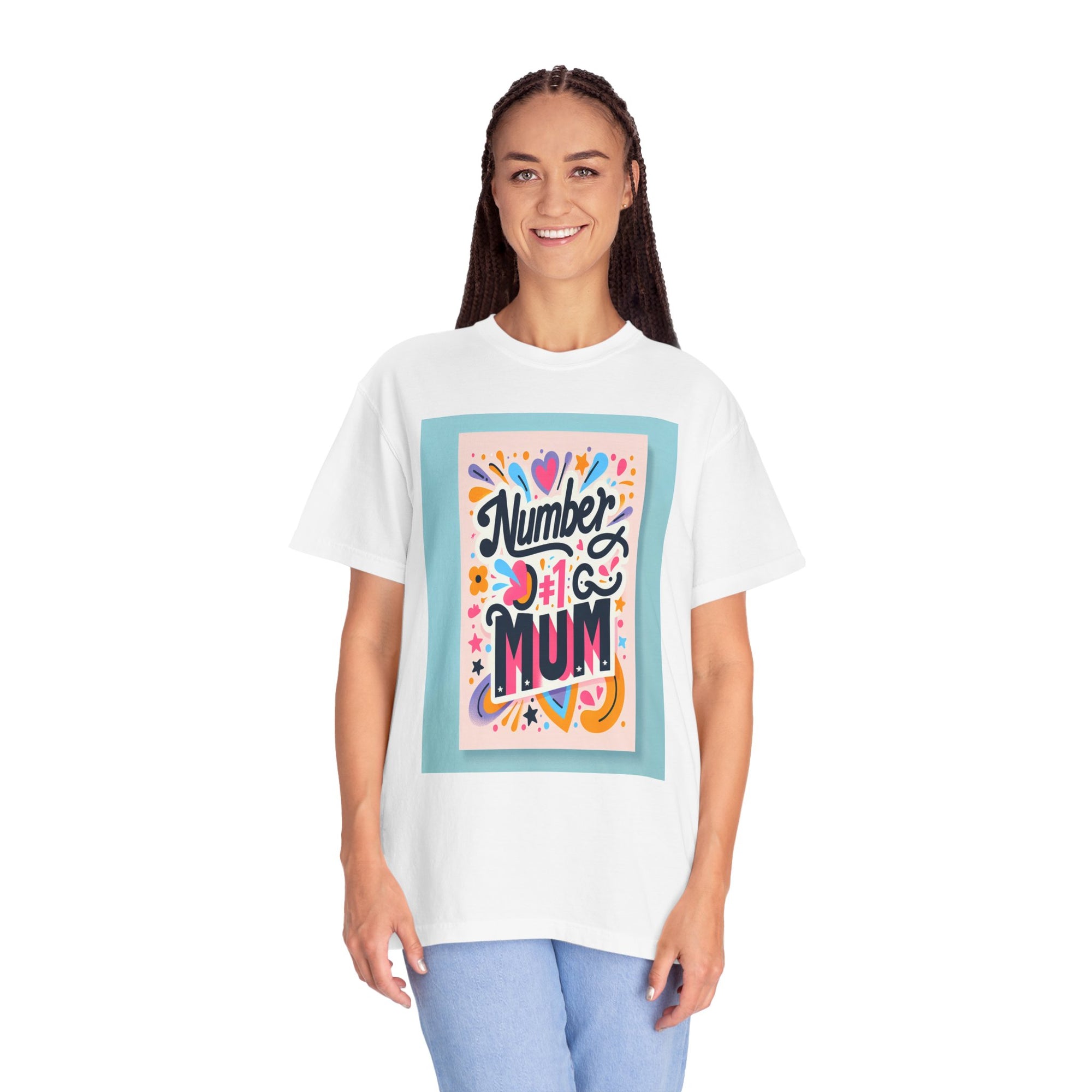 Unisex Garment-Dyed No.1 Mum T-shirt