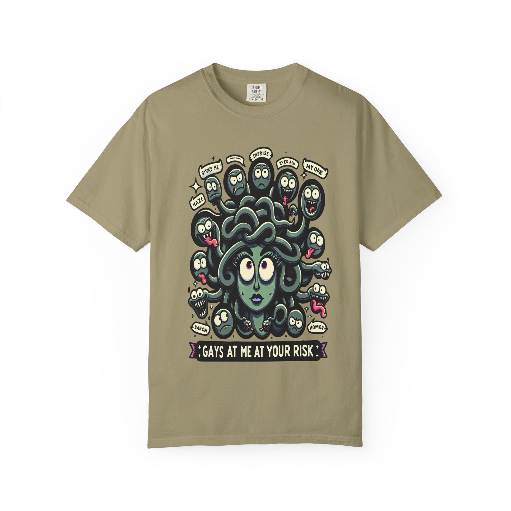 Unisex Medusa Graphic Printed T-shirt