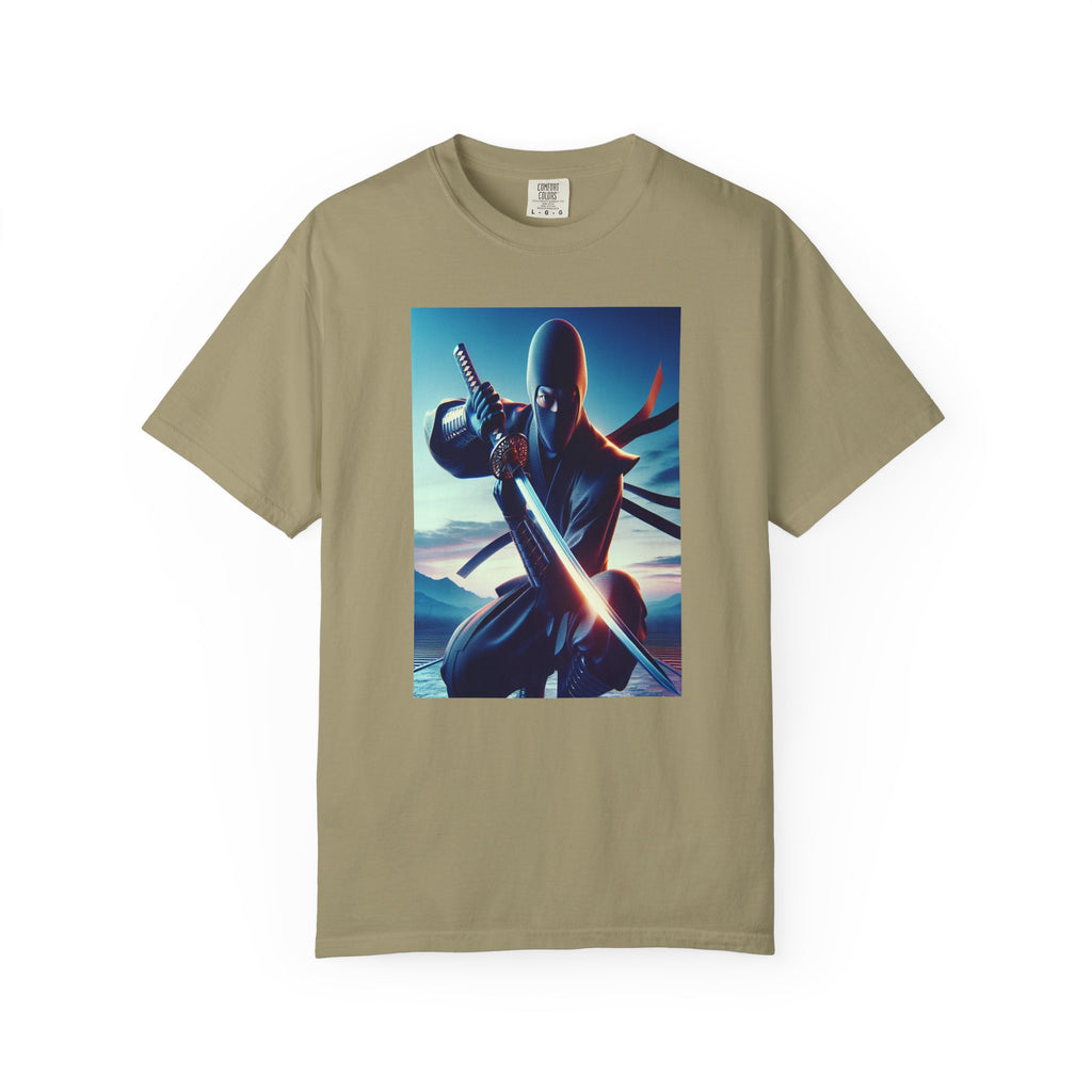 Unisex Ninja Crouch Graphic Printed T-shirt