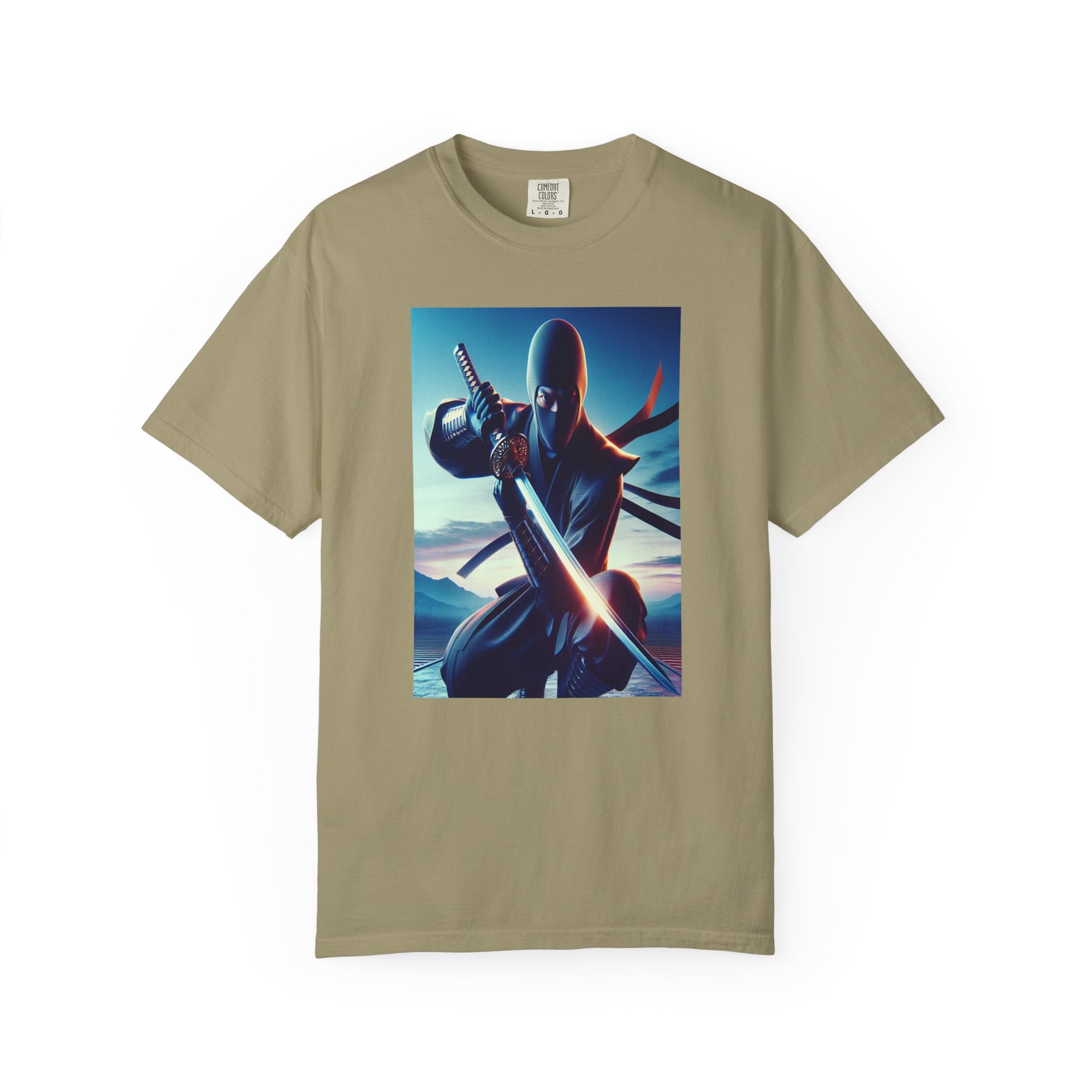 Unisex Ninja Crouch Graphic Printed T-shirt