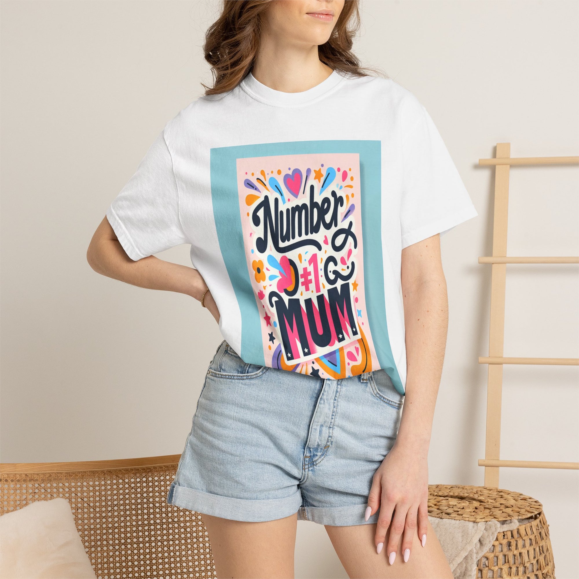 Unisex Garment-Dyed Number 1 Mum T-shirt