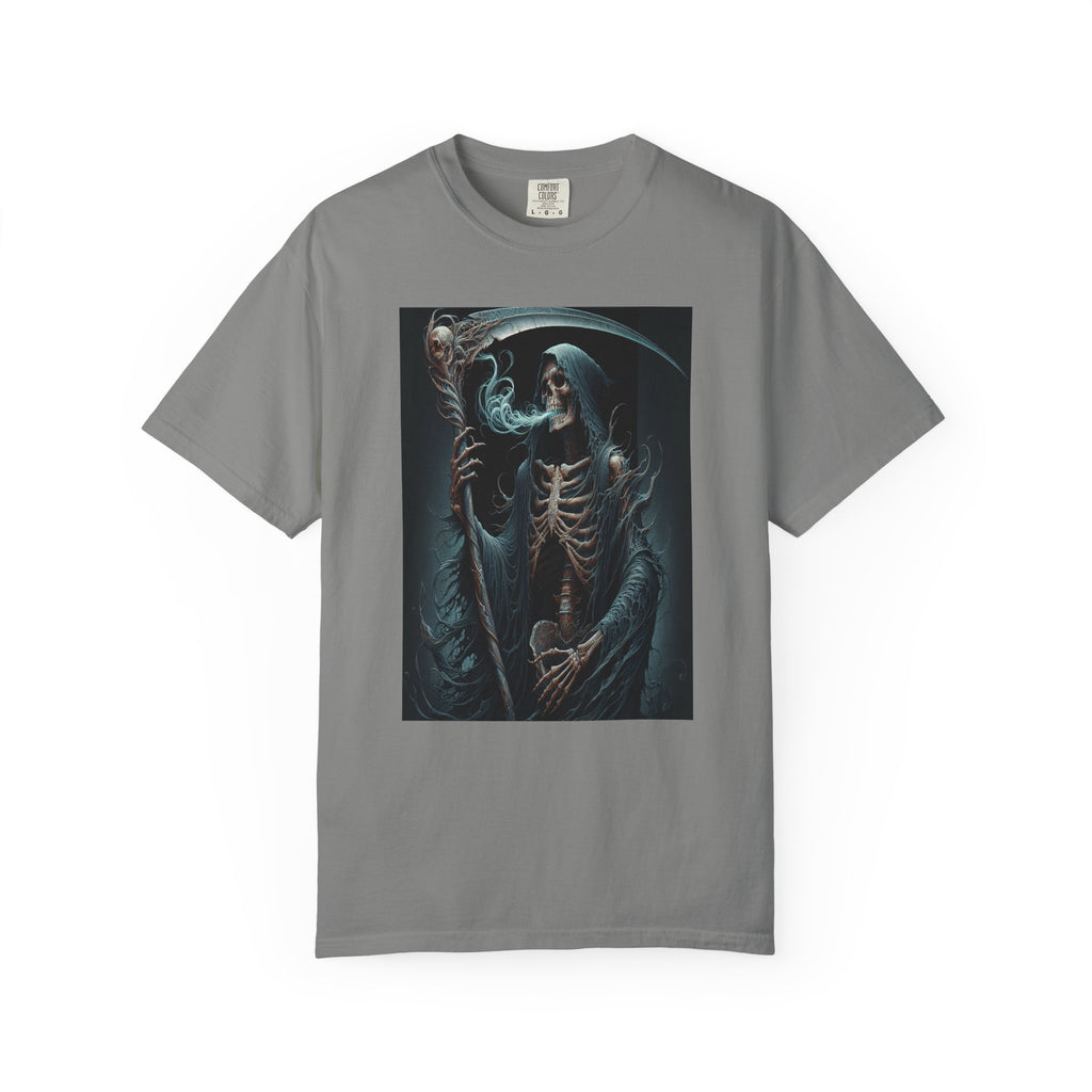 Unisex Reaper with Sickle Graphic Printed T-shirt