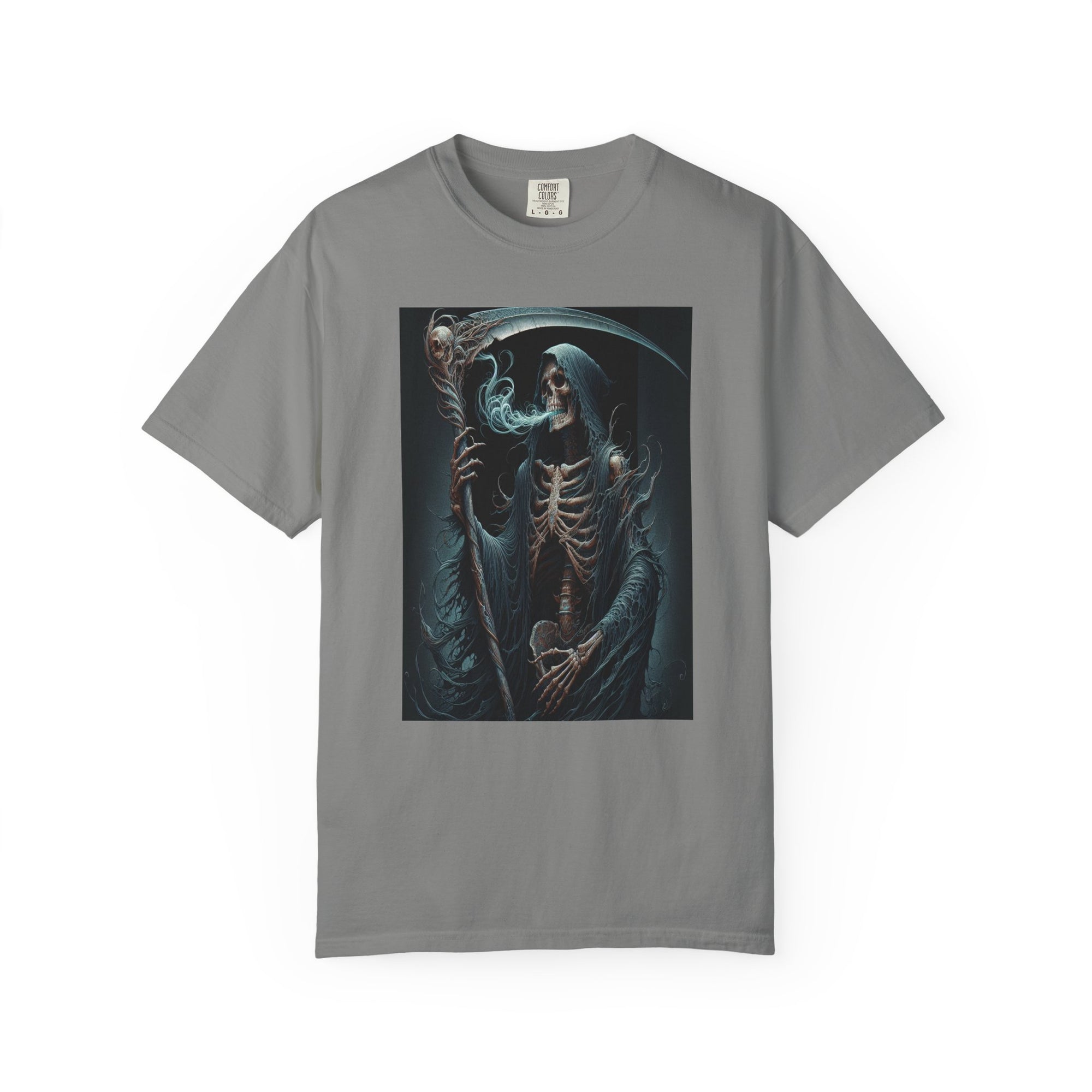 Unisex Reaper with Sickle Graphic Printed T-shirt