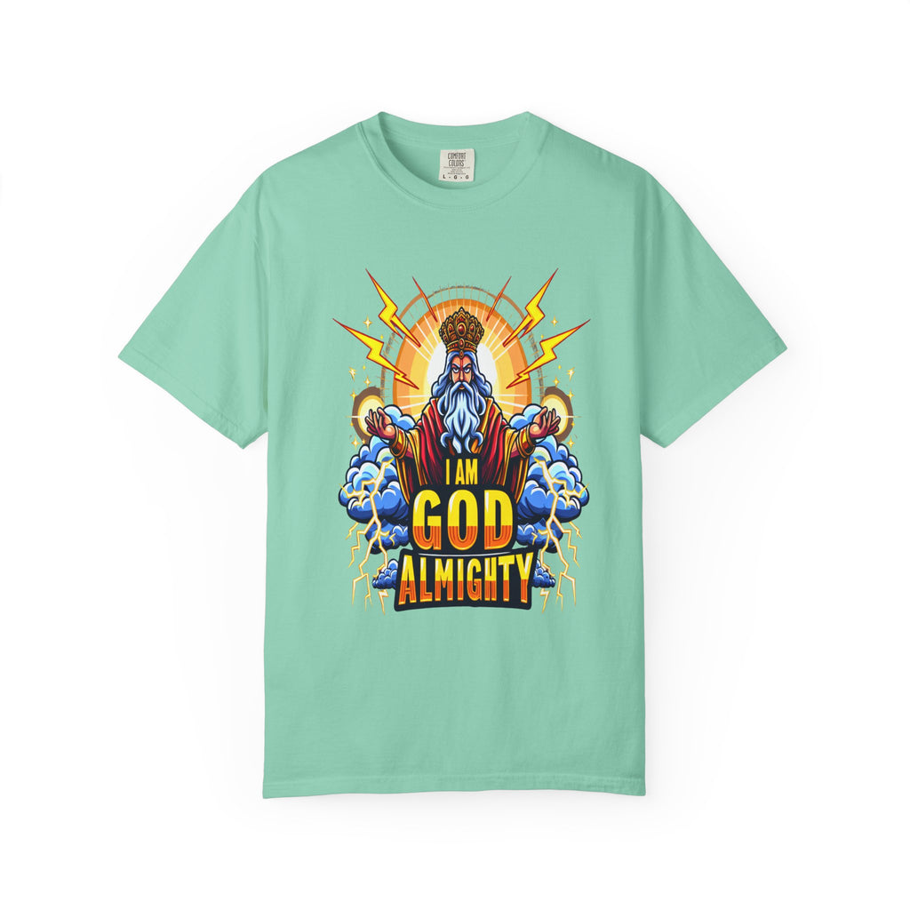 Unisex I am God Graphic Printed T-shirt