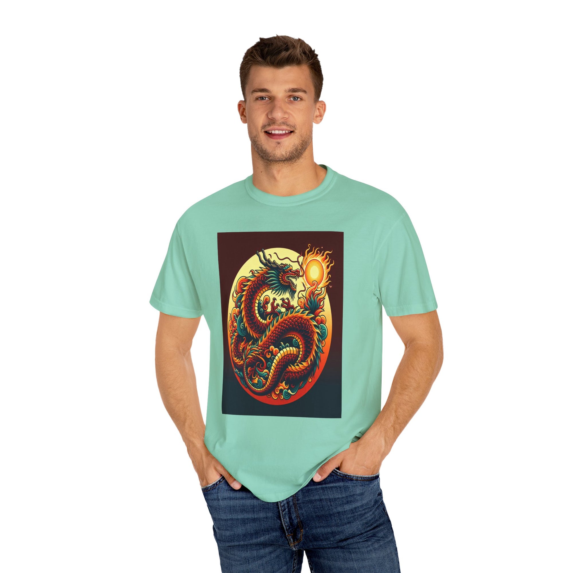 Unisex Dragon Graphic Printed T-shirt