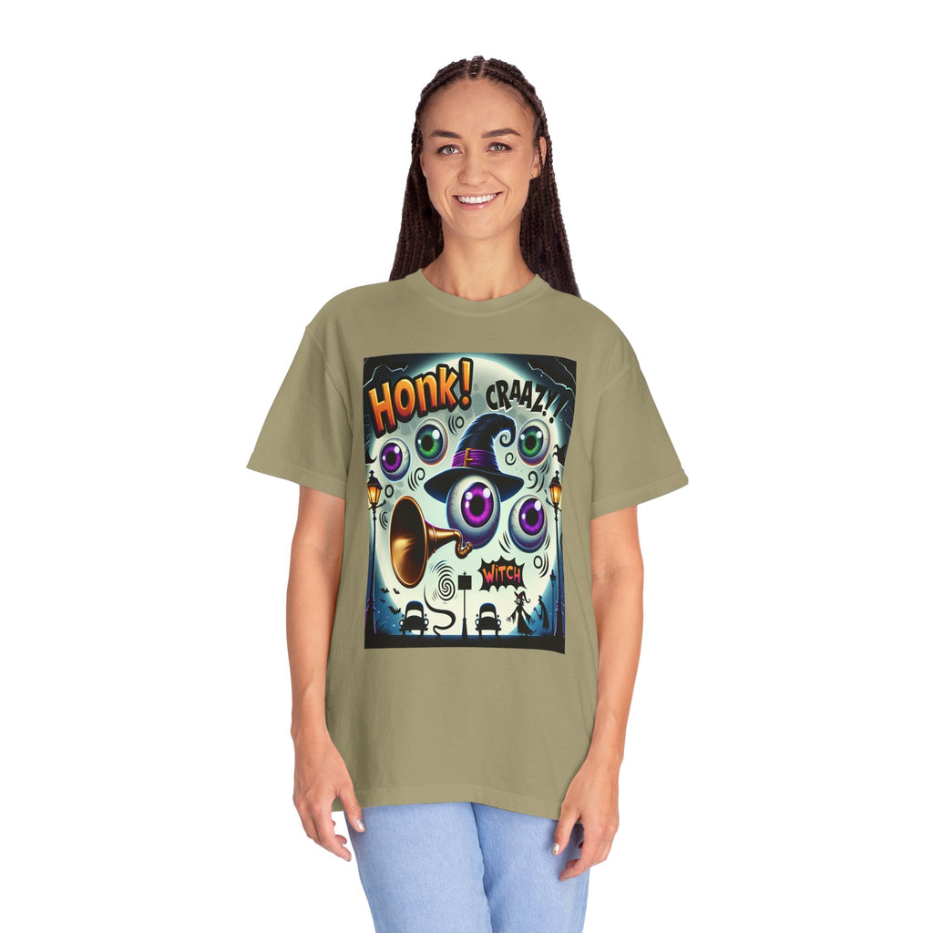 Unisex Crazy Witch Graphic Printed T-shirt