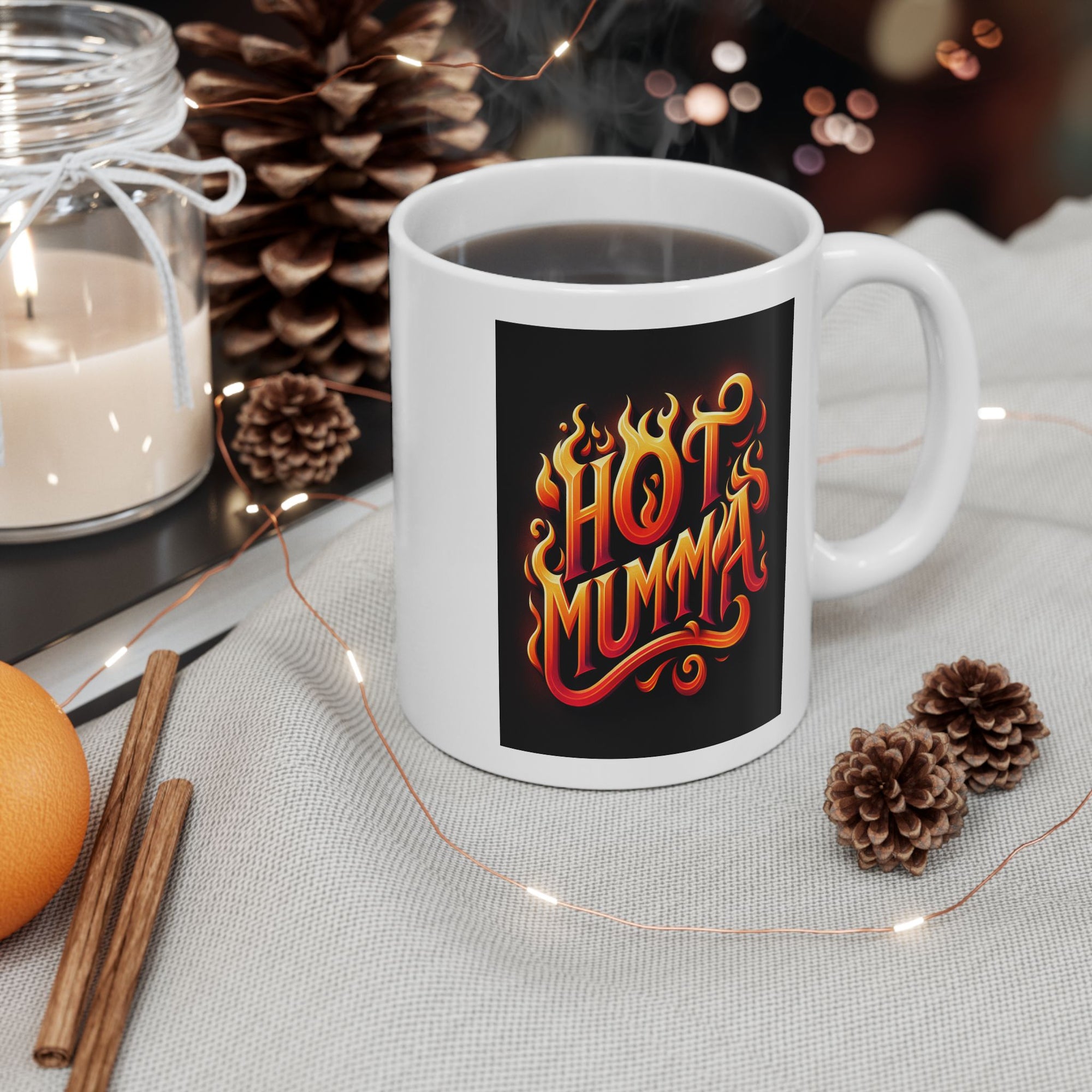 Hot Mumma Ceramic Mug, (11oz)