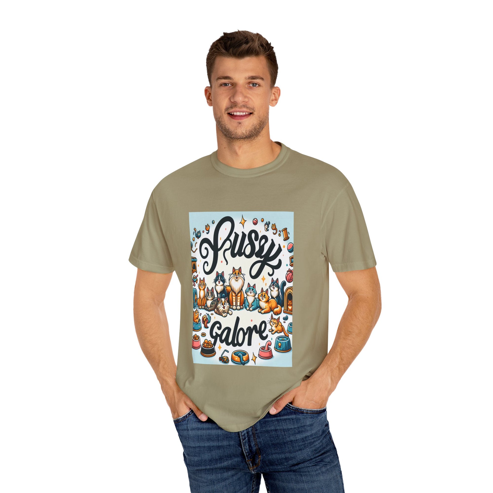 Unisex Pussy Galore Graphic Printed T-shirt