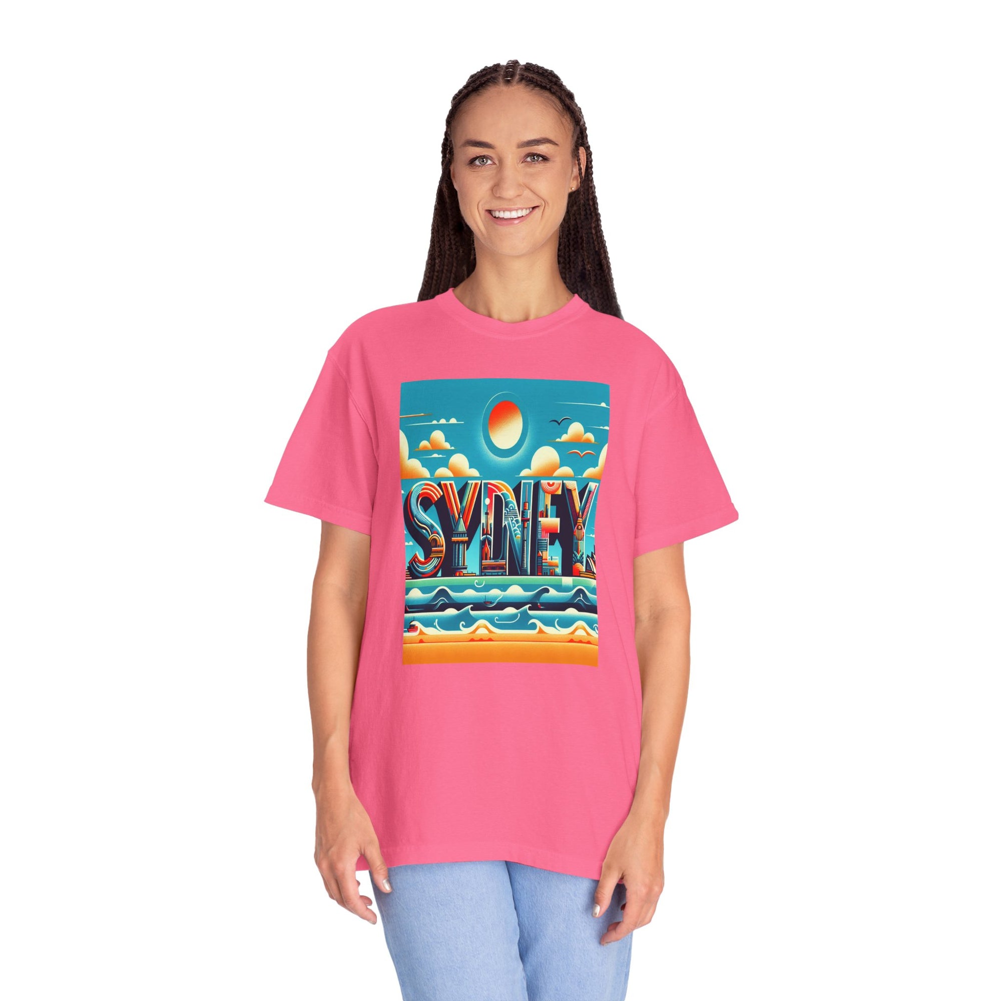 Unisex Sydney Printed T-shirt