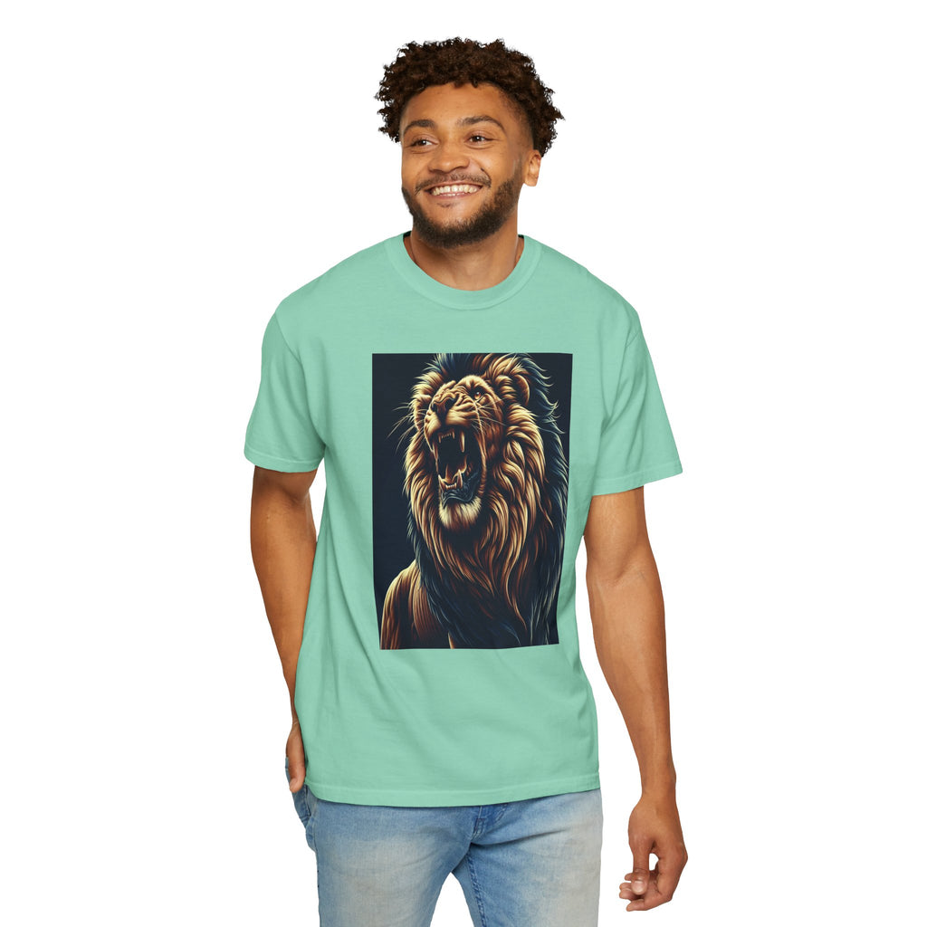 Unisex Lion Printed T-shirt