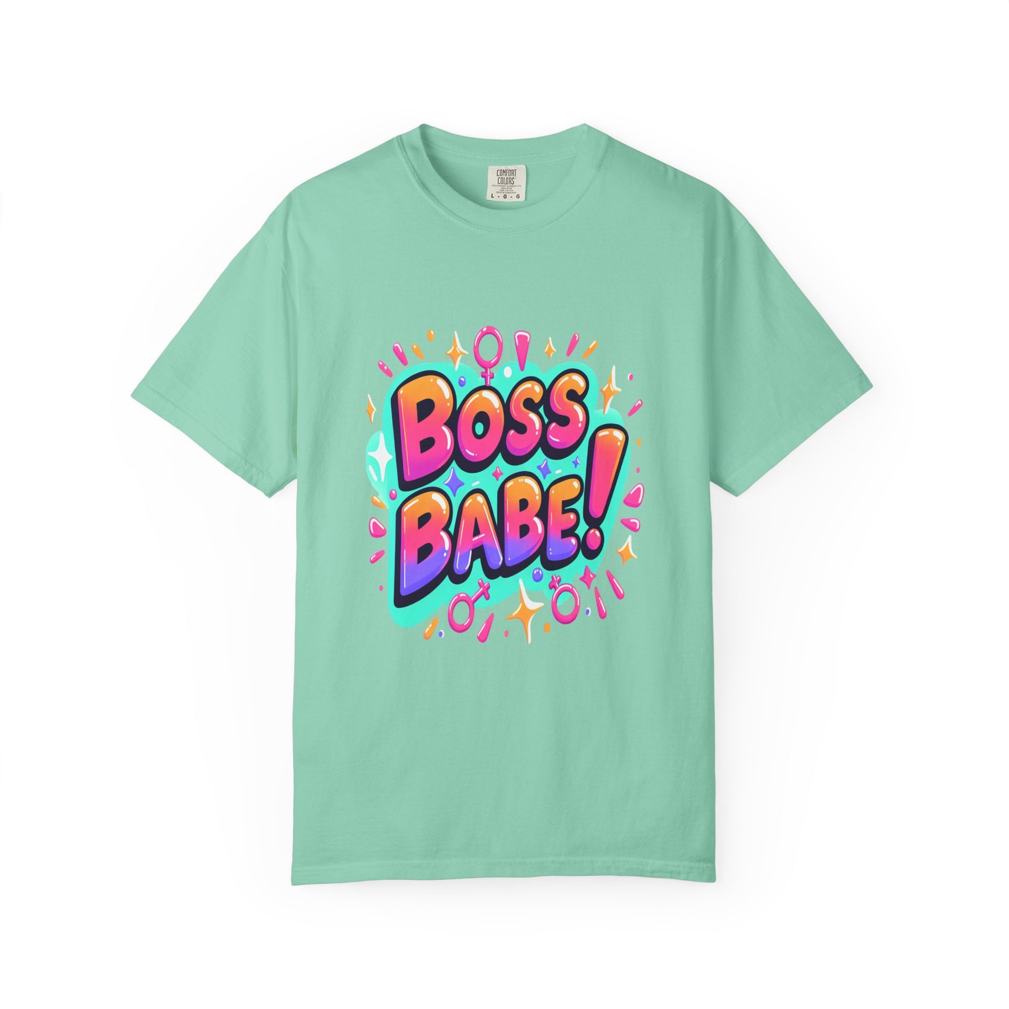 Unisex Garment-Dyed Boss Babe T-shirt