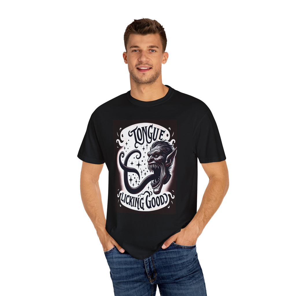 Unisex Monster Tongue Graphic Printed T-shirt
