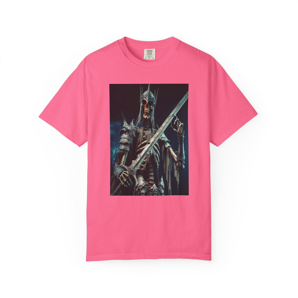 Unisex Skeletal Warrior Graphic Printed T-shirt