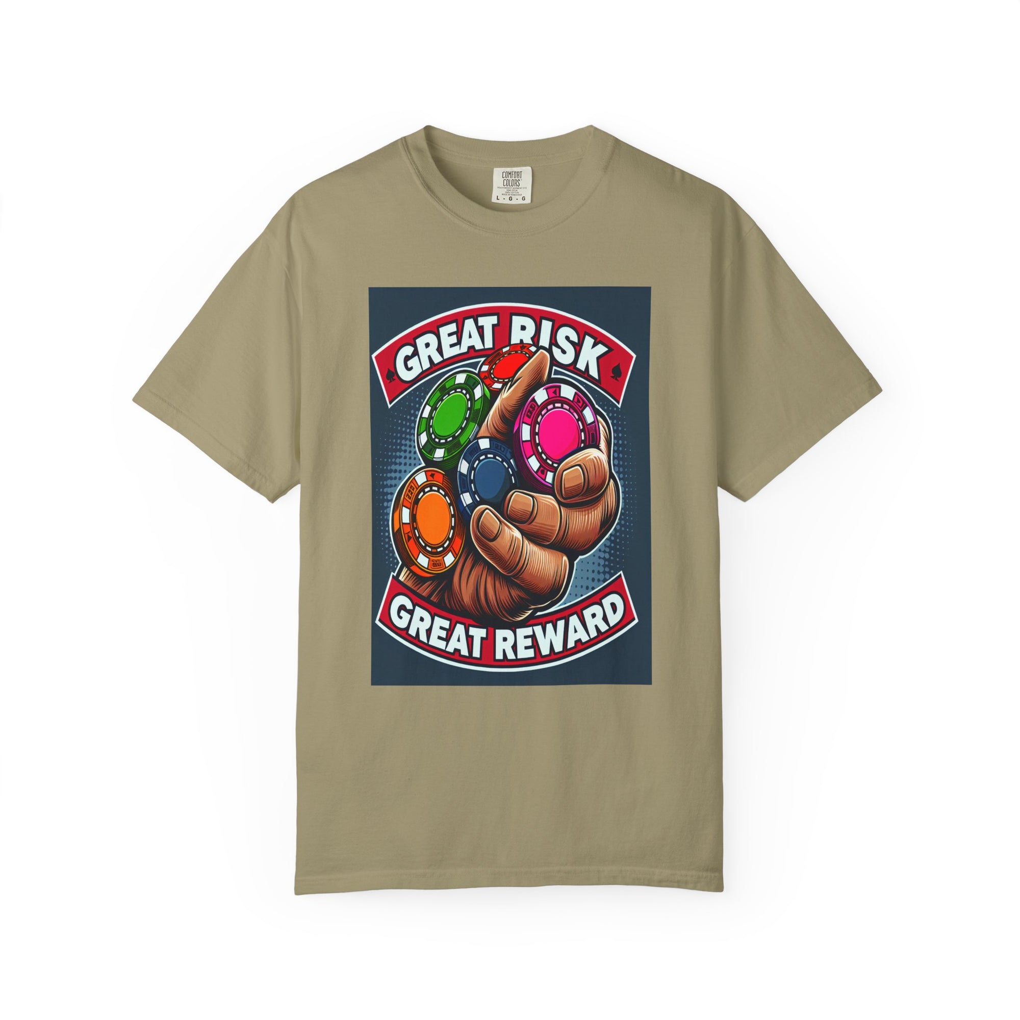 Unisex Gambling Chips Graphic Printed T-shirt