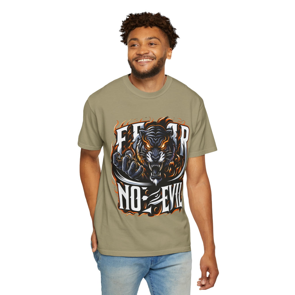 Unisex Garment-Dyed Fear No Evil T-shirt