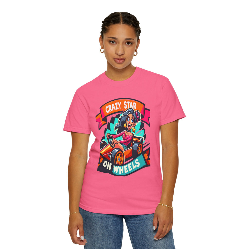 Unisex Crazy Star Graphic Printed T-shirt