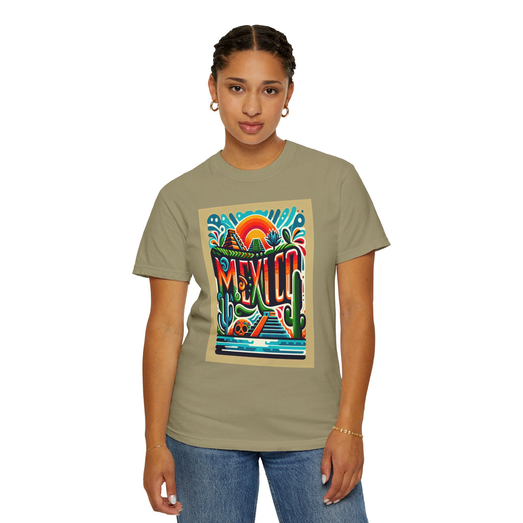 Unisex Mexico Printed T-shirt