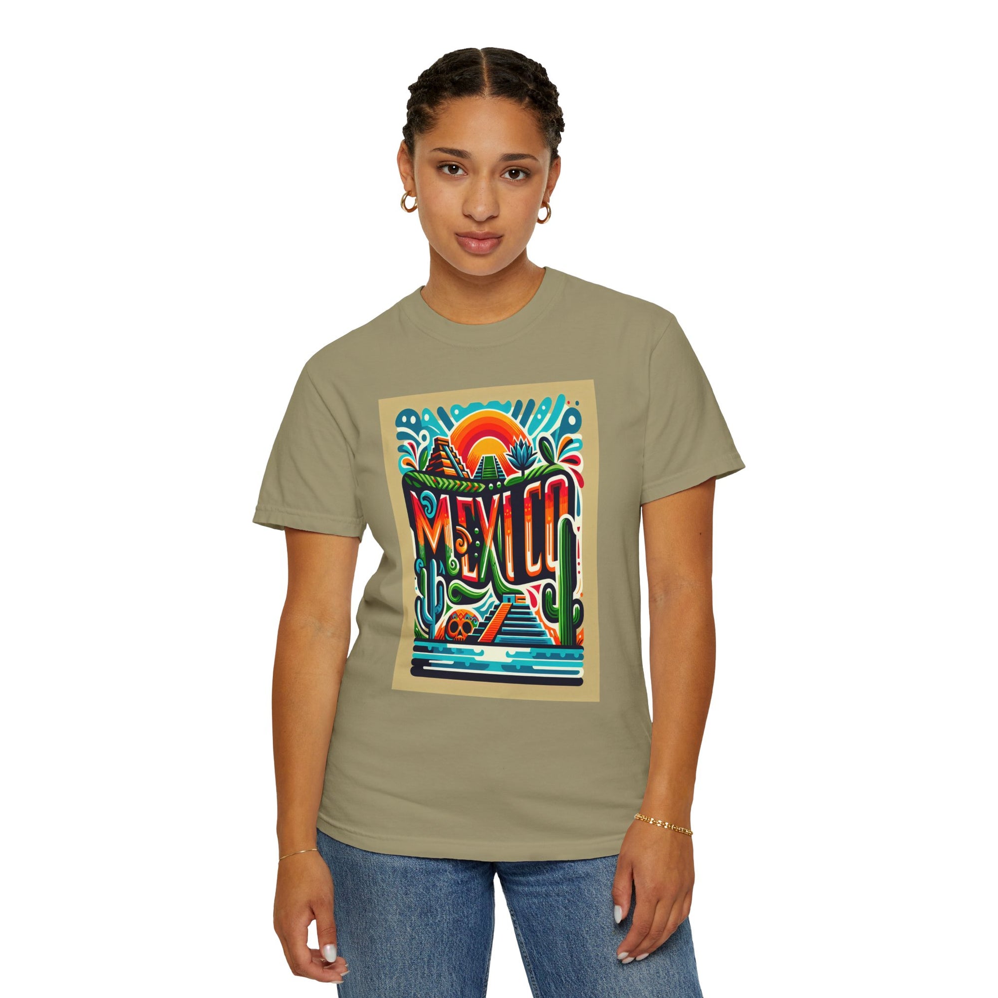 Unisex Mexico Printed T-shirt