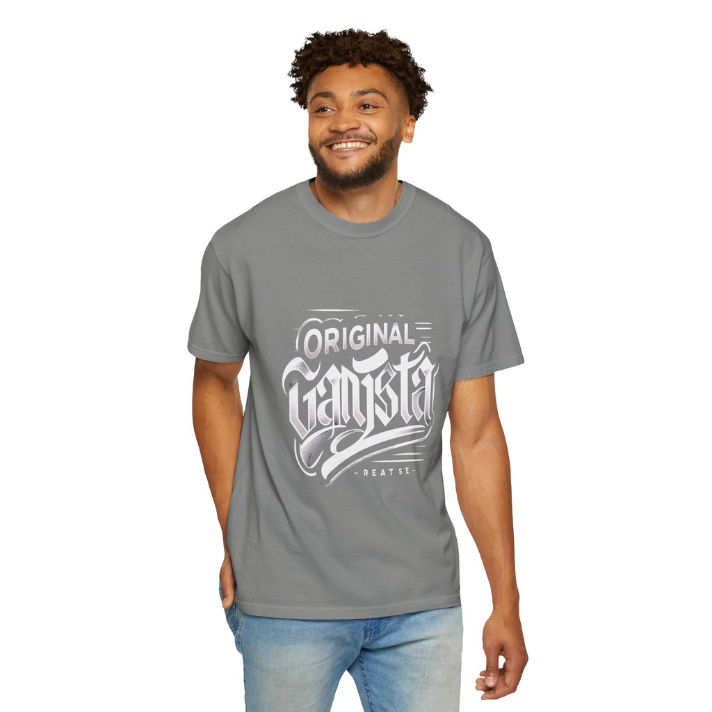Unisex Garment-Dyed Original Gangsta T-shirt