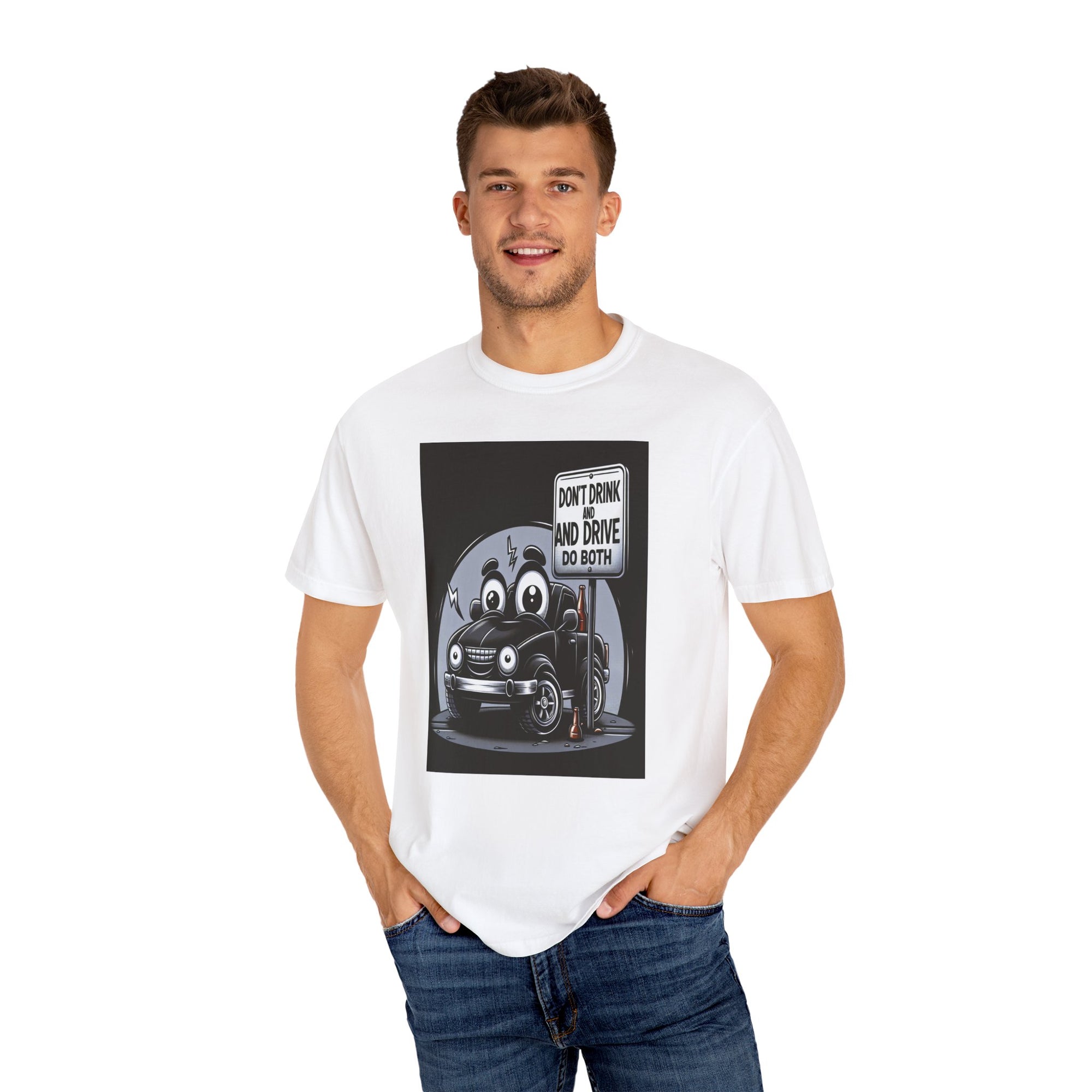 Unisex Drink and Drive Graphic Printed T-shirt