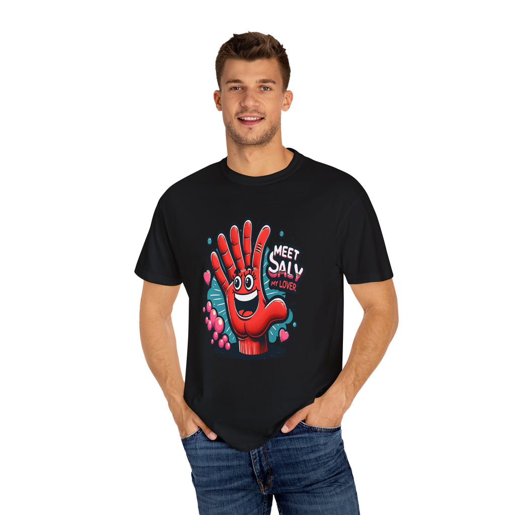 Unisex Funny Hand Graphic Printed T-shirt