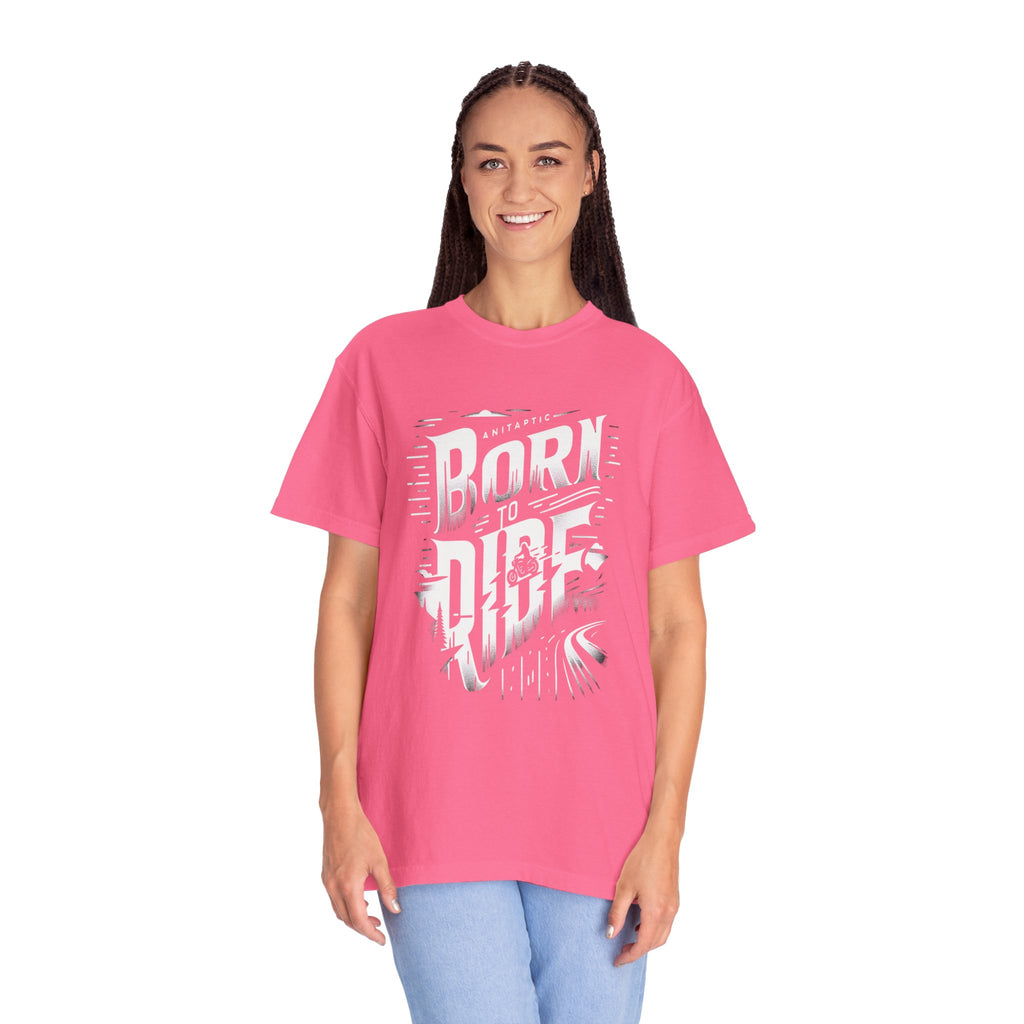Unisex Garment-Dyed Born to Ride T-shirt
