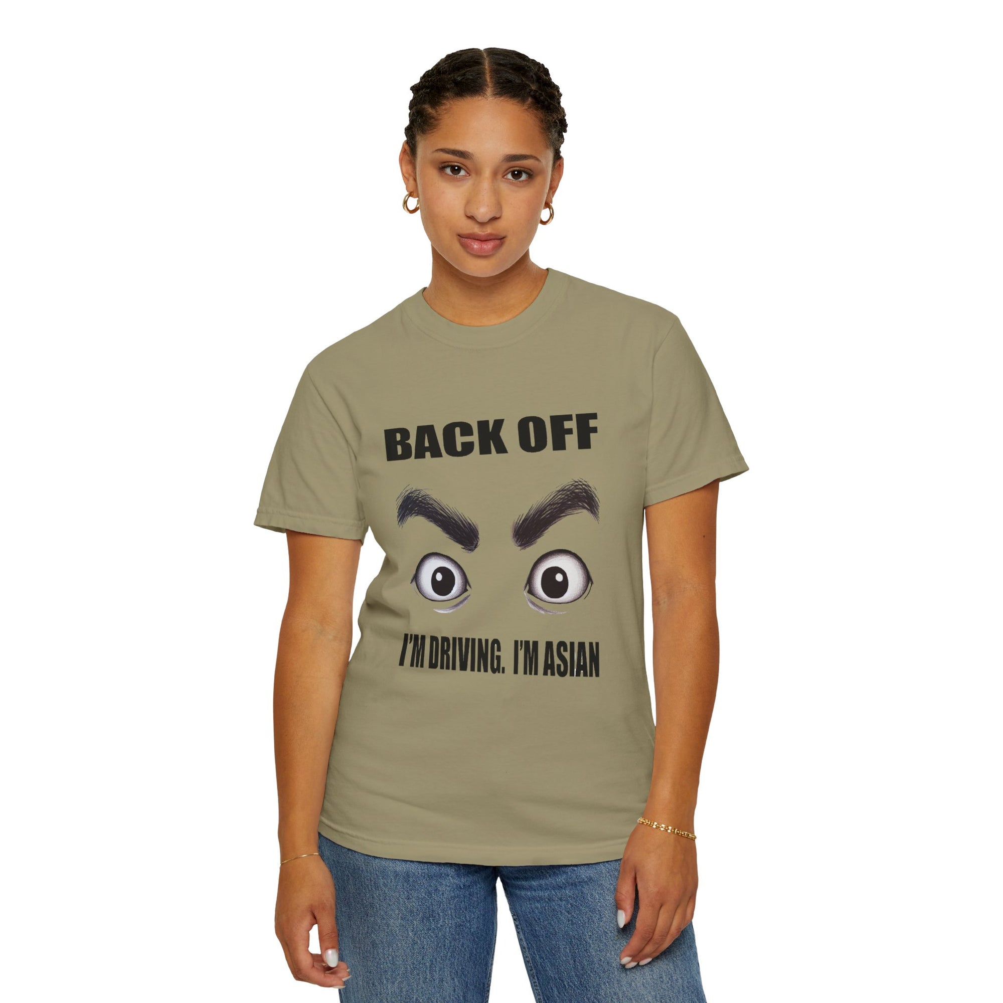 Unisex Back Off I'm Driving Graphic Printed T-shirt