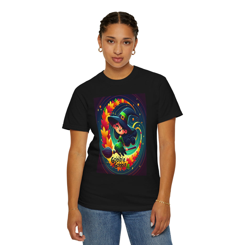 Unisex Witch Graphic Printed T-shirt