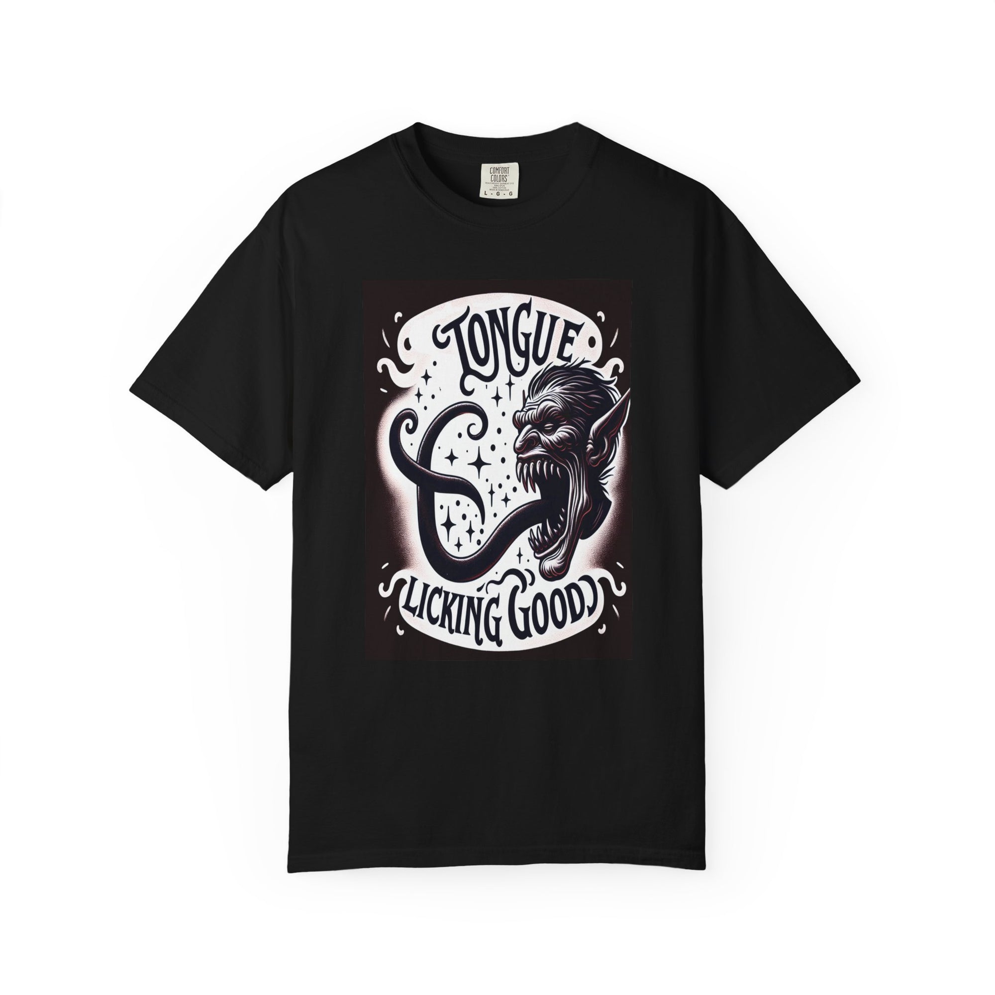 Unisex Monster Tongue Graphic Printed T-shirt